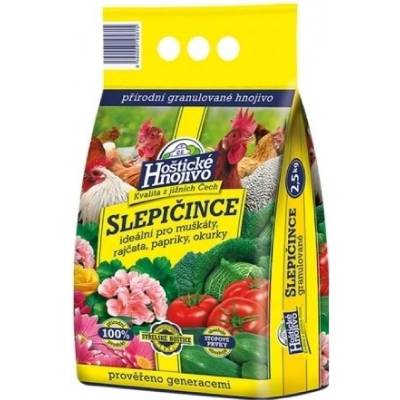 Hoštické hnojivo - Slepičince granulované 2,5 kg