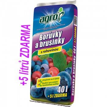 Substrát pro borůvky a brusinky 40 + 5 L ZDARMA
